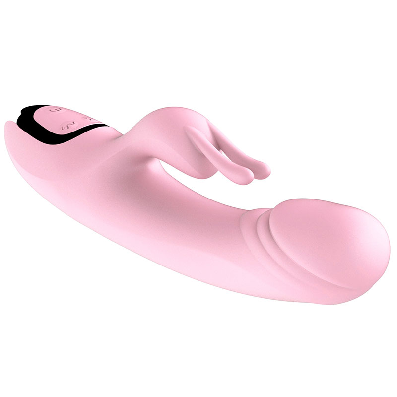 Bunny Double Function Vibrator - Pink